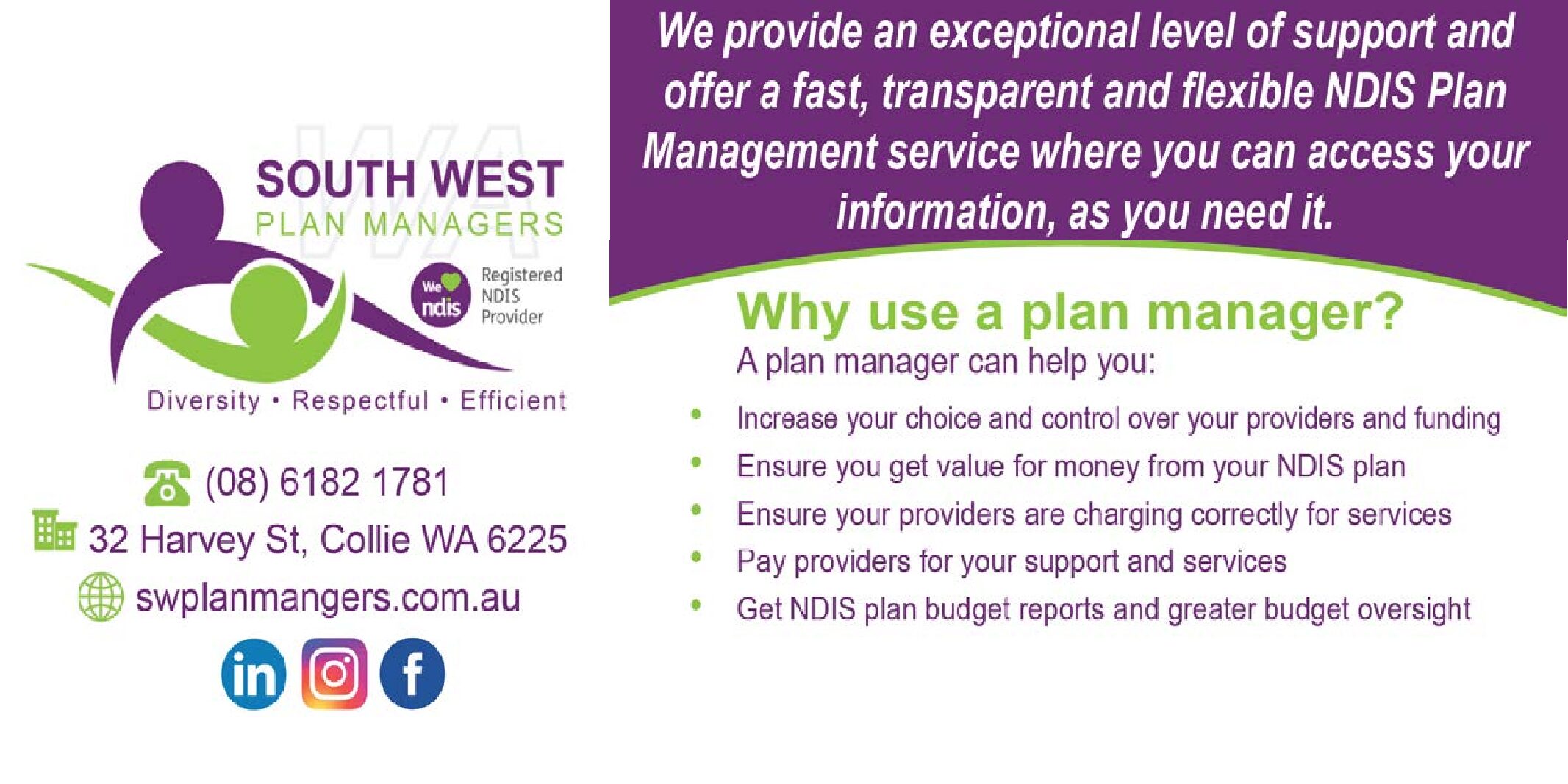 Collie Hub - South West Plan Managers